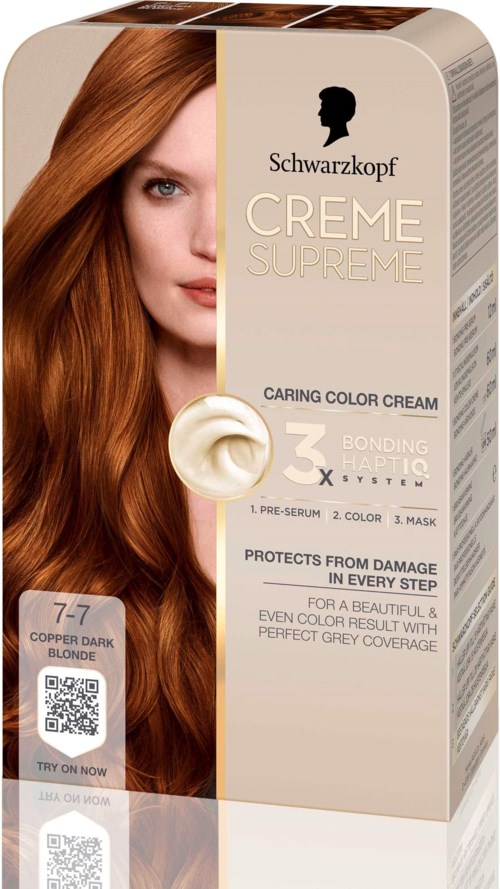 Schwarzkopf Creme Supreme 7-7 Copper Dark Blonde