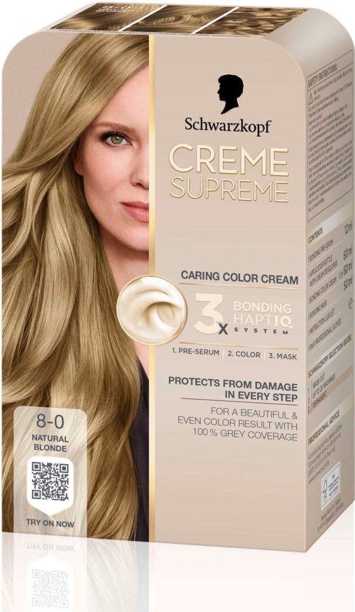 Schwarzkopf Creme Supreme 8-0 Natural Blonde