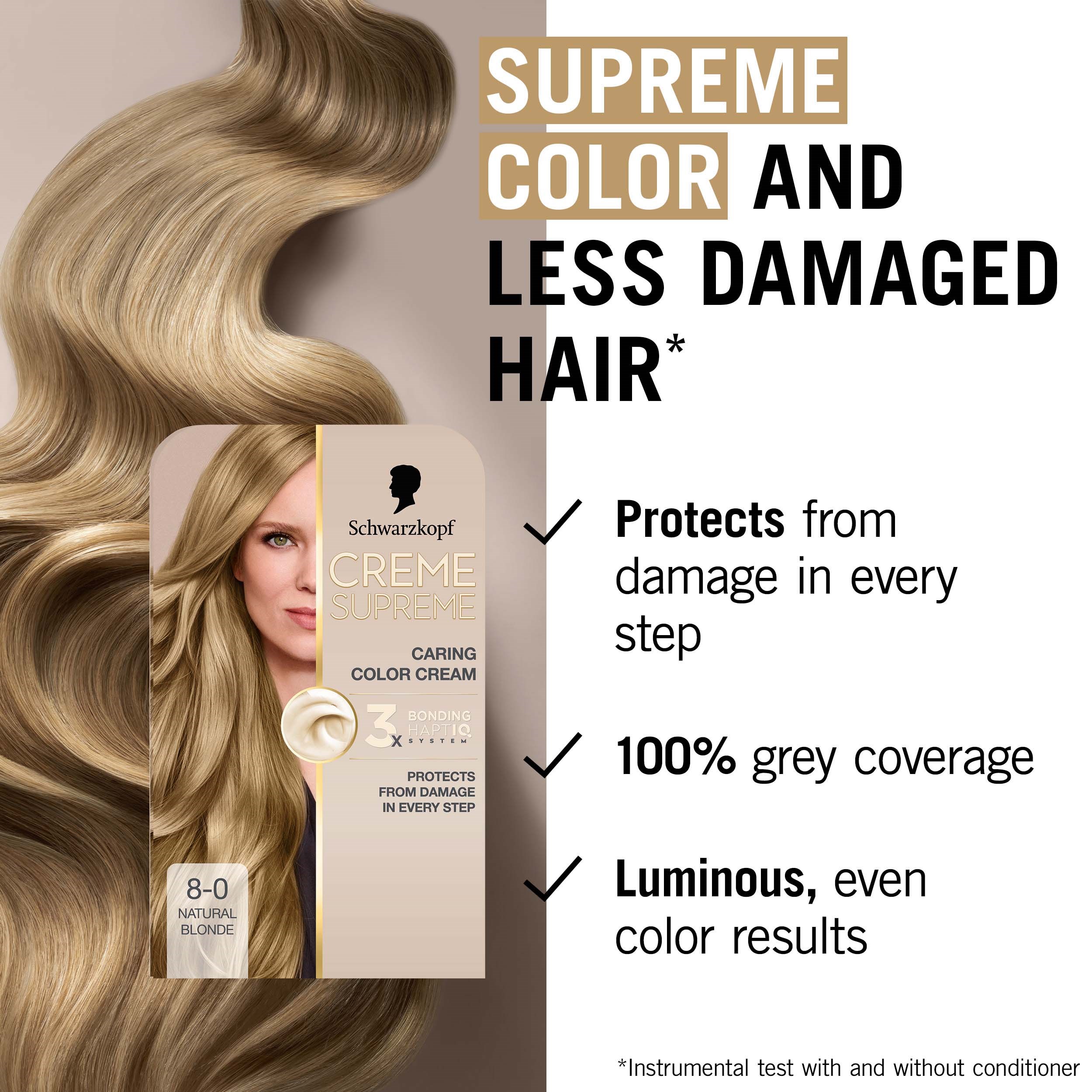 Schwarzkopf Creme Supreme 8-0 Natural Blonde (obrázok 3)