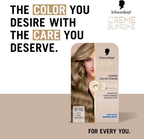 Schwarzkopf Creme Supreme  8-16 Cool Ash Blonde