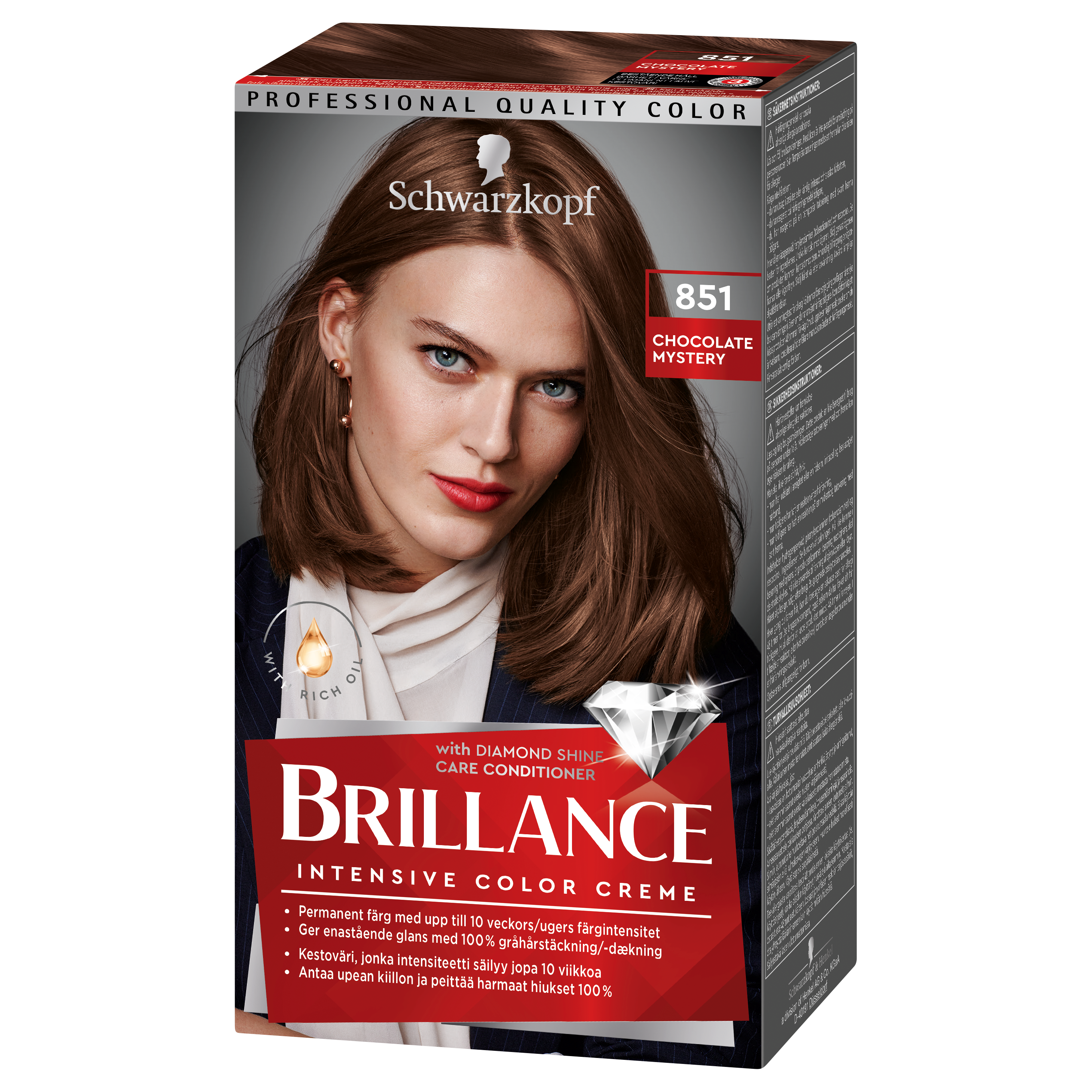 Schwarzkopf Brillance Intensive Color Creme 851 Chocolate Mystery