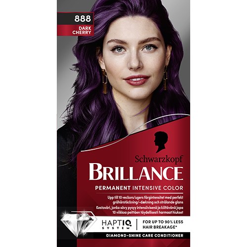 Schwarzkopf Brillance Permanent Intensive Color 888 Dark Cherry