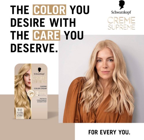 Schwarzkopf Creme Supreme  9-0 Natural Light Blonde