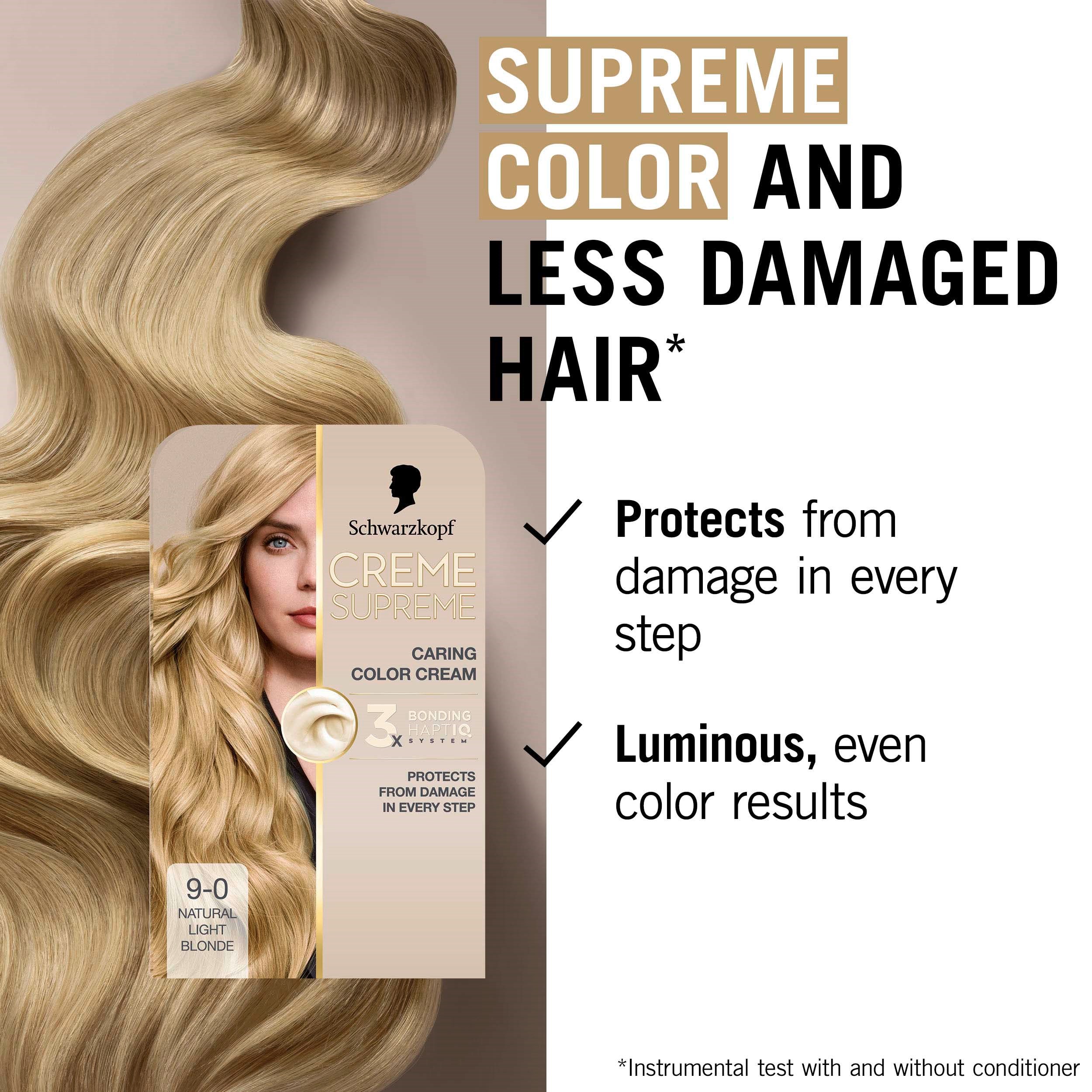 Schwarzkopf Creme Supreme 9-0 Natural Light Blonde (obrázok 3)