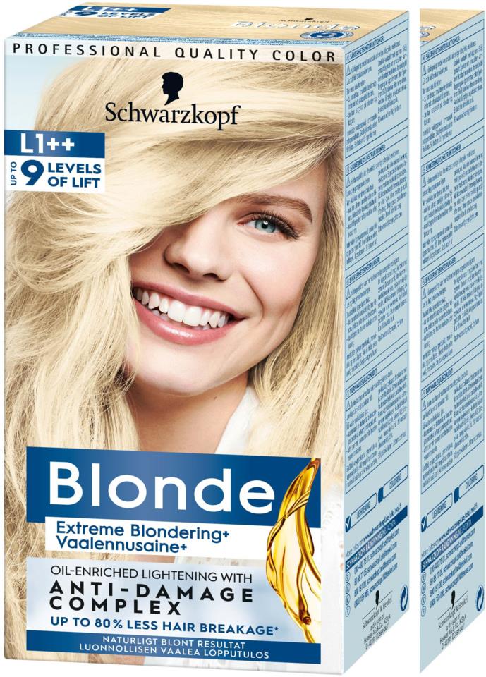 Schwarzkopf Blonde L1++ Extreme Bleach - 2 pack