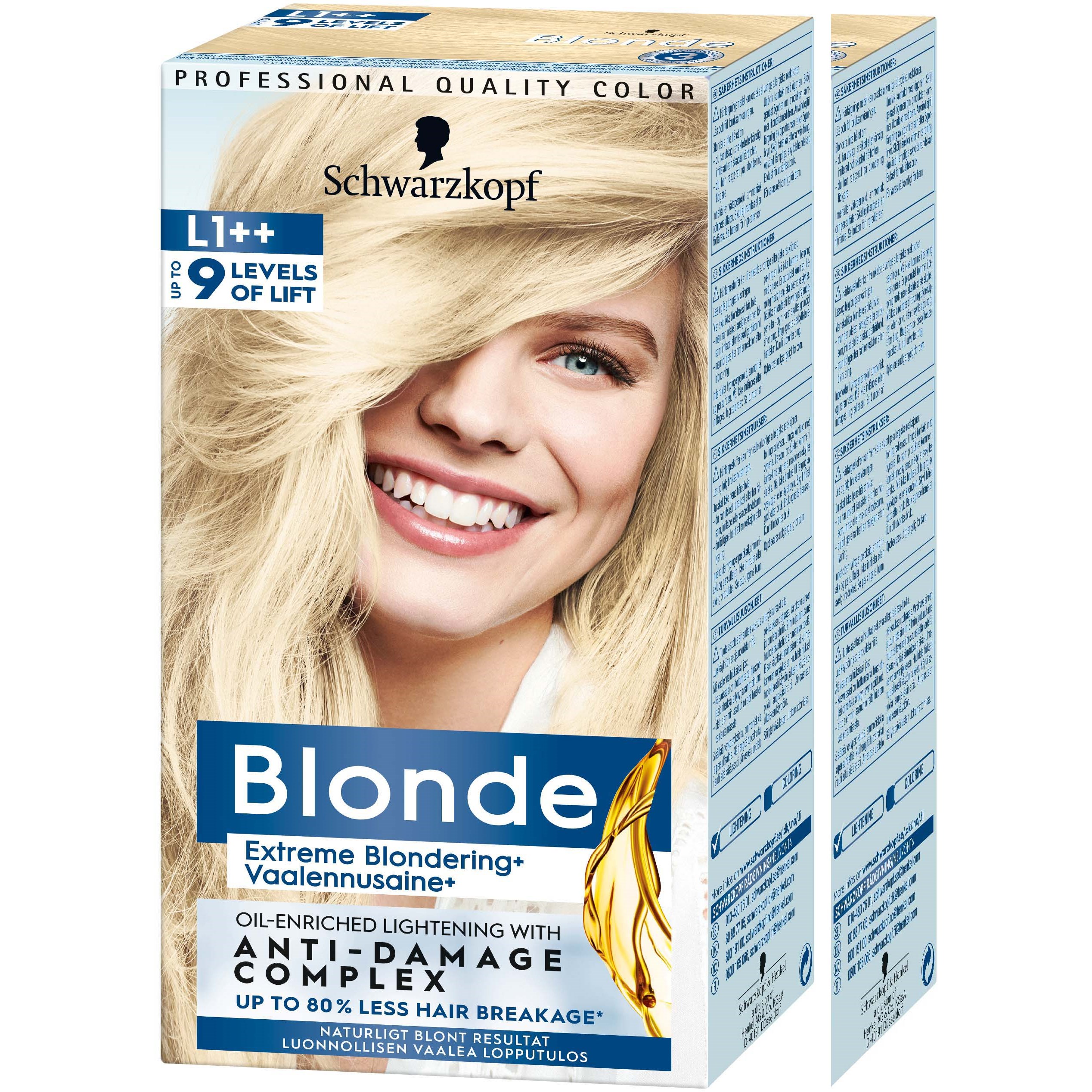 Läs mer om Schwarzkopf Blonde L1++ Blondering-2 pack