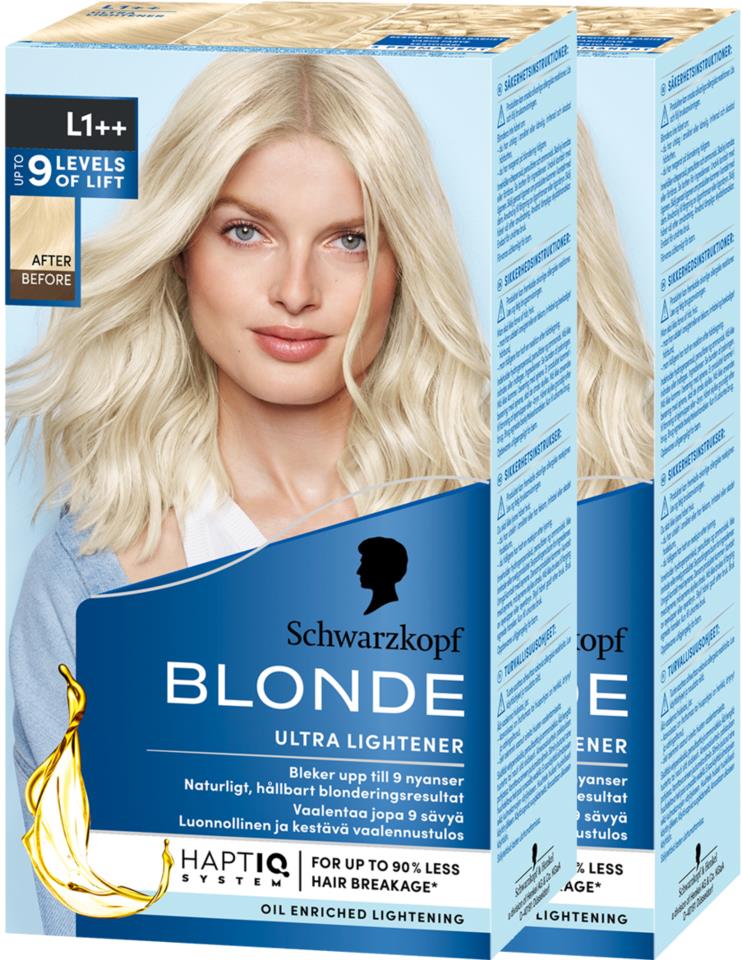 Schwarzkopf Blonde L1 Blondering 2 Pack Lyko schwarzkopf-blonde-l1-blondering-2-pack-lyko