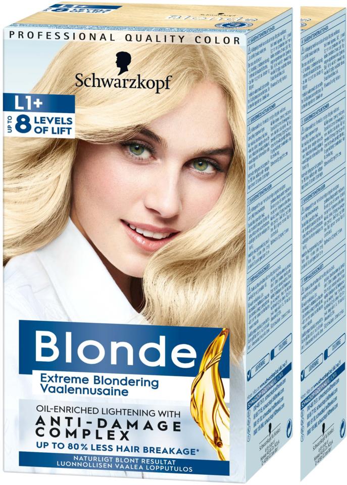 Schwarzkopf Blonde L1+ Bleach - 2 pack