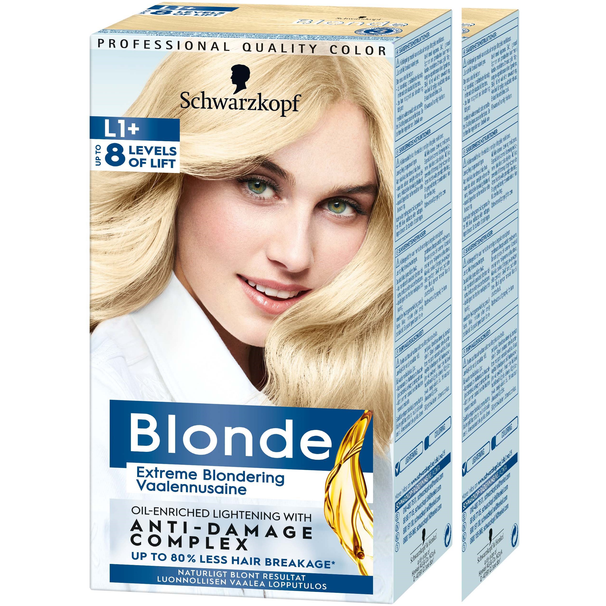 Läs mer om Schwarzkopf Blonde L1+ Blondering-2 pack