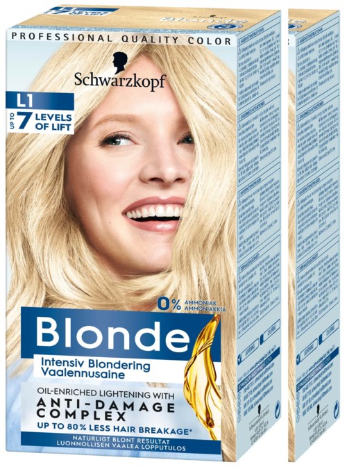 Schwarzkopf Schwarzkopf Blonde L1 Intensiv Blondering-2 pack