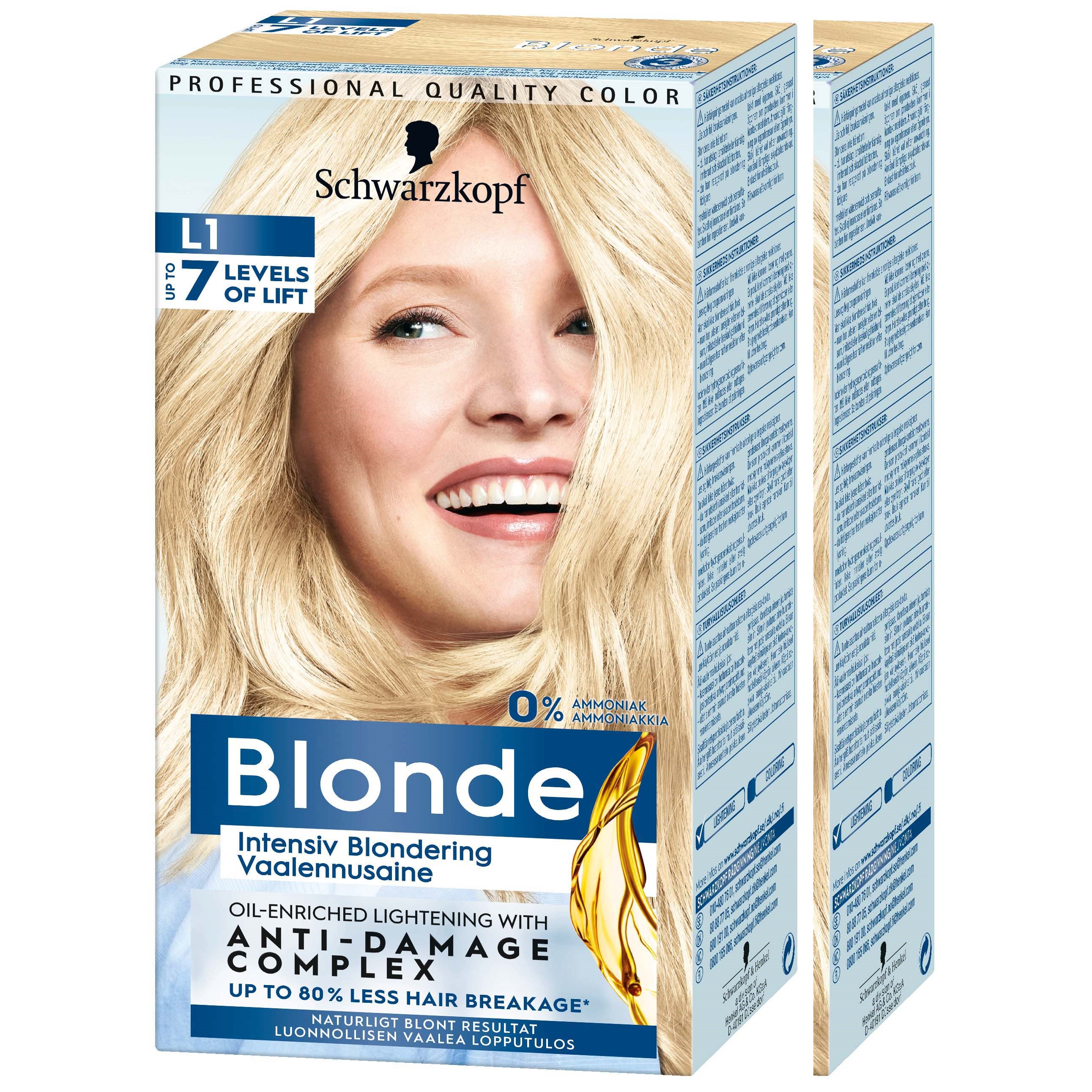Schwarzkopf Schwarzkopf Blonde L1 Intensiv Blondering-2 pack