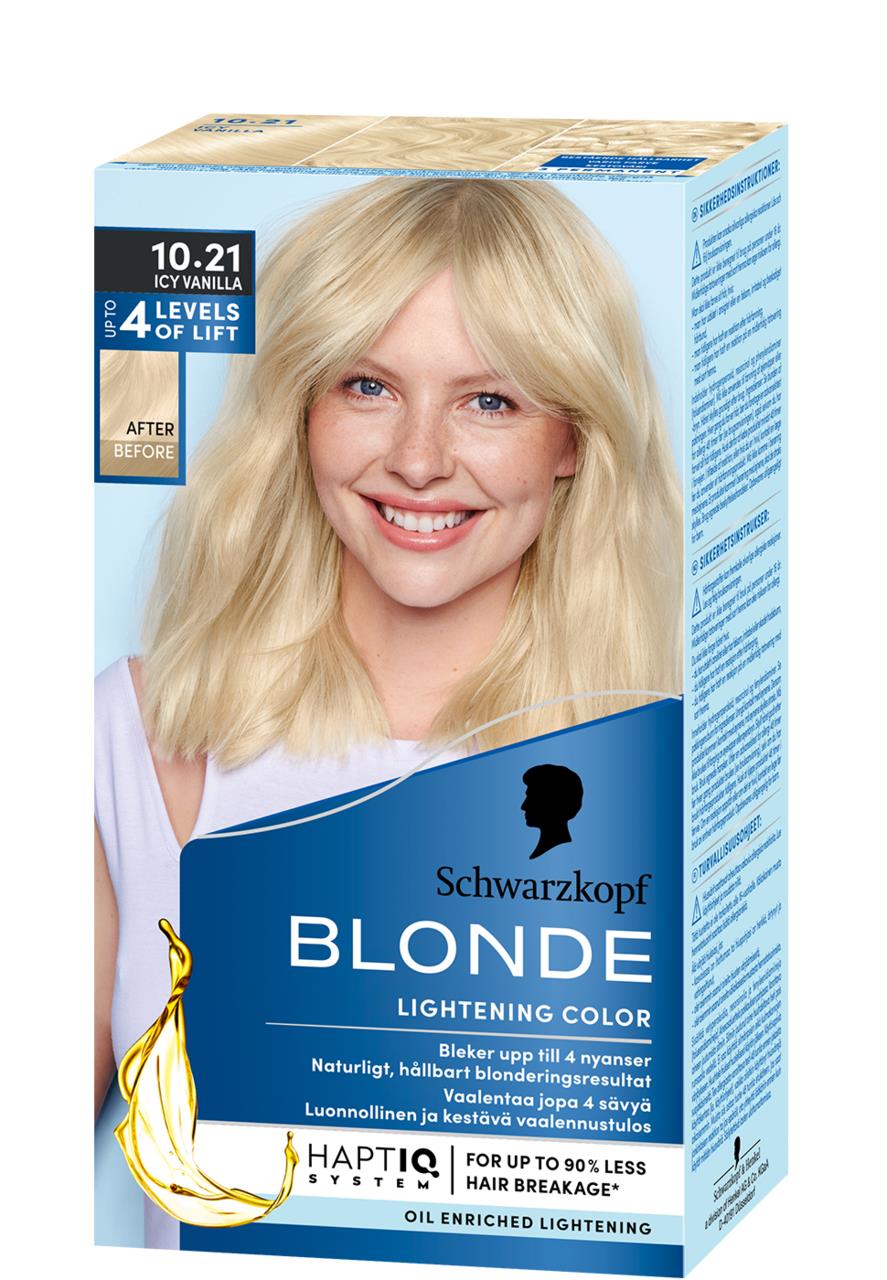 Schwarzkopf Blonde Lightening color 10.21 Icy Vanilla