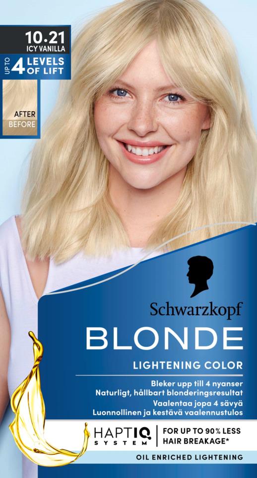Schwarzkopf Blonde Lightening Color 10.21 Icy Vanilla