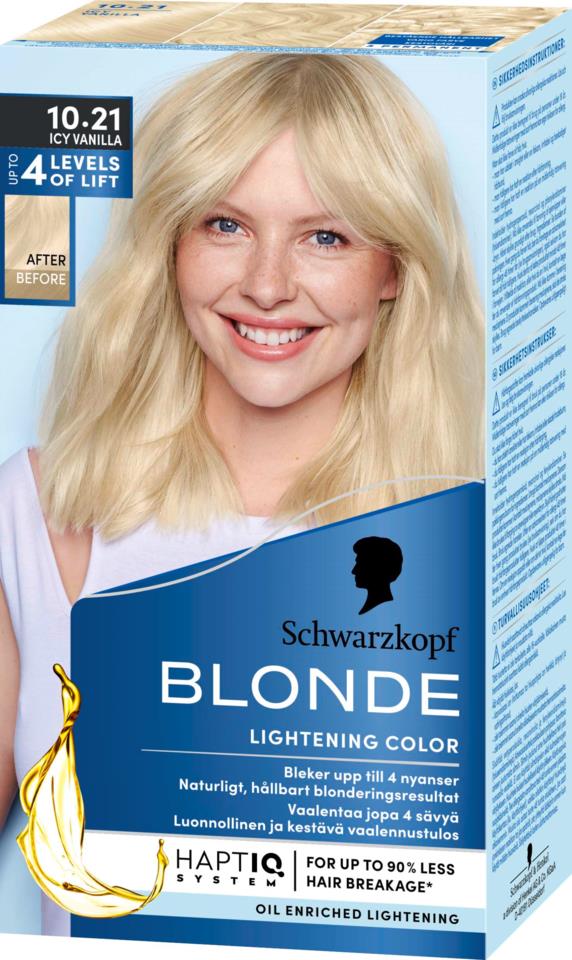 Schwarzkopf Blonde Lightening Color 10.21 Icy Vanilla