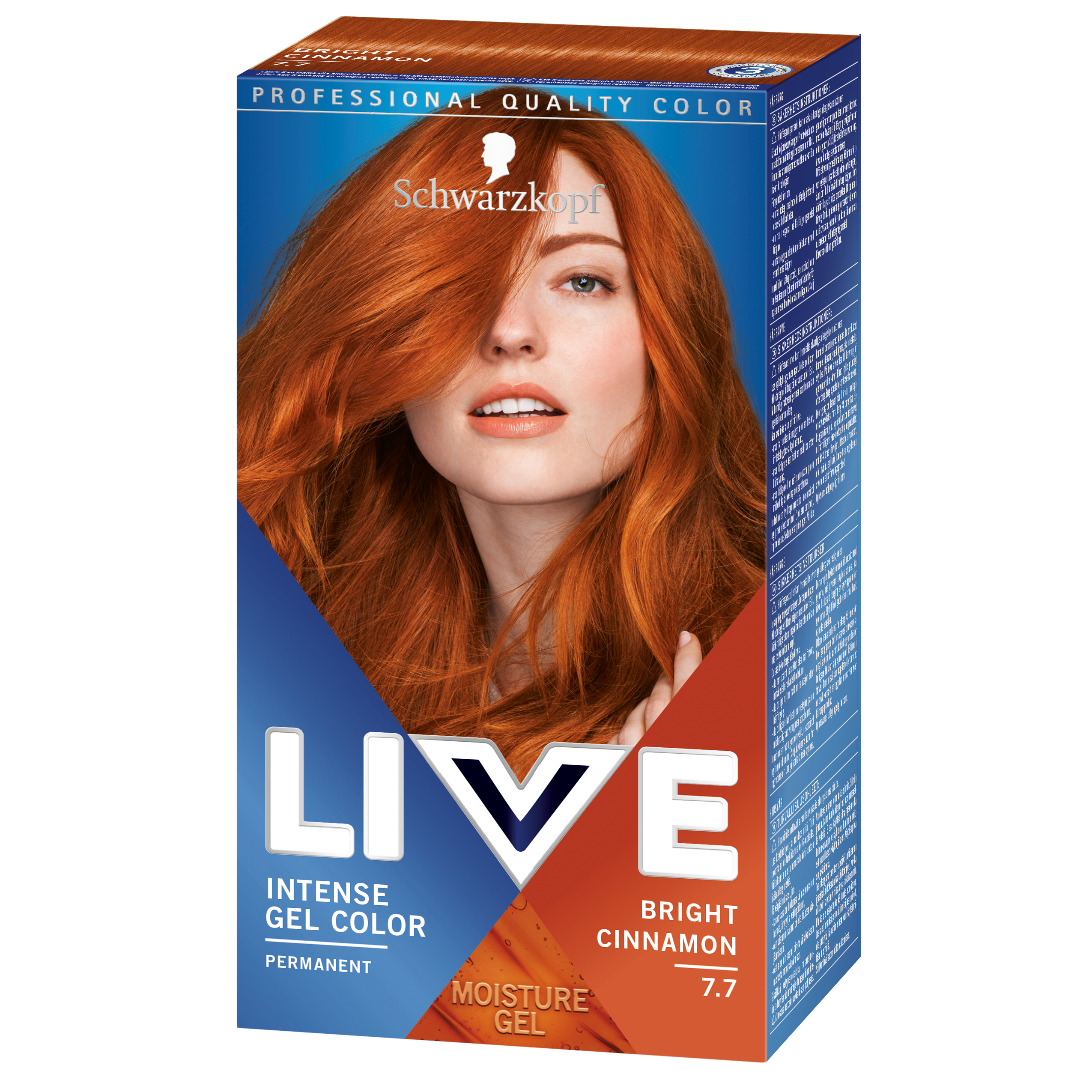 Schwarzkopf LIVE Intense Gel Color  7.7 Bright Cinnamon