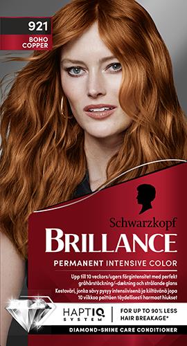 Schwarzkopf Brillance Hair Color 921 Boho Copper 