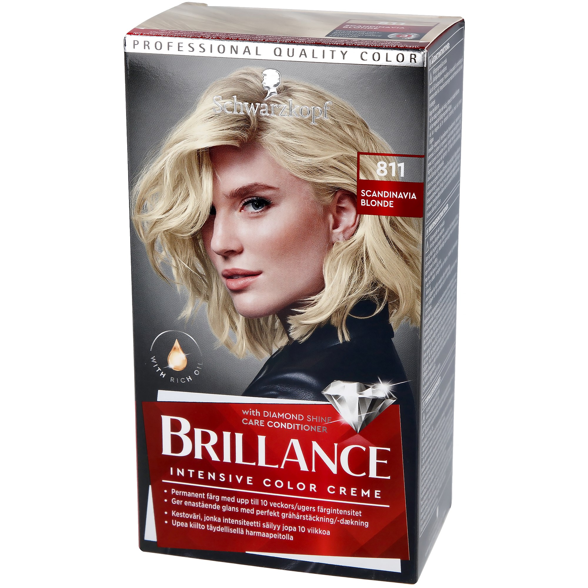 Schwarzkopf Brilliance Hair Color 811 Skandinavia Blonde