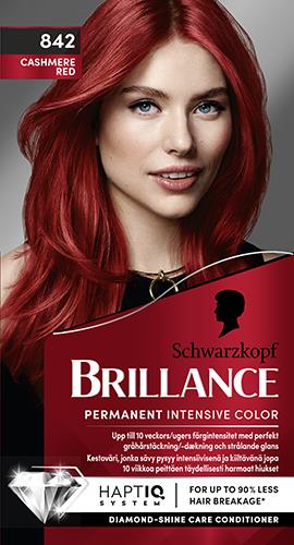 Schwarzkopf Brillance Intensive Color Creme 842 Cashmere Red