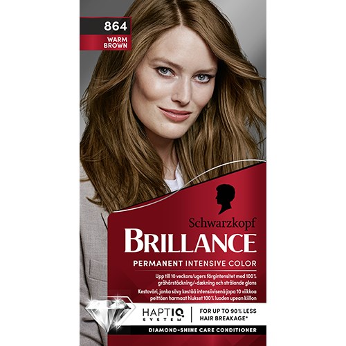 Läs mer om Schwarzkopf Brillance Hair Color 864 Warm Brown