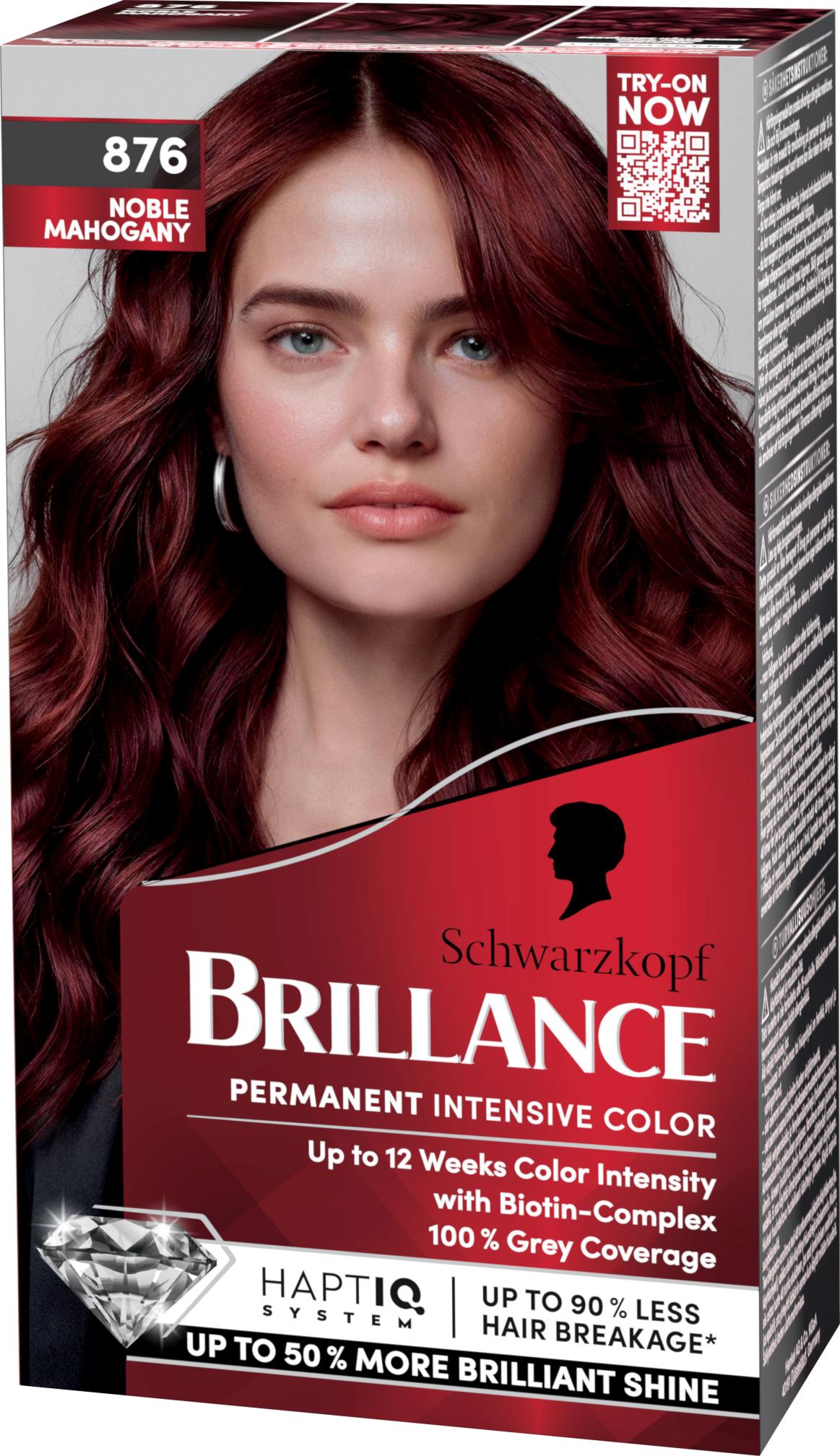 Schwarzkopf Brilliance Hair Color 876 Noble Mahogany
