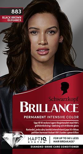 Schwarzkopf Brillance Intensive Color Creme 883 Blackbrown Elegance