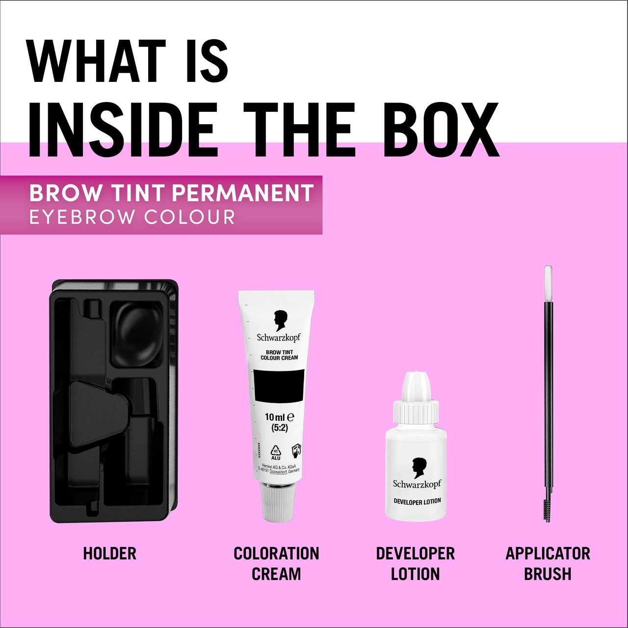 Schwarzkopf Brow Tint Black (obrázok 4)