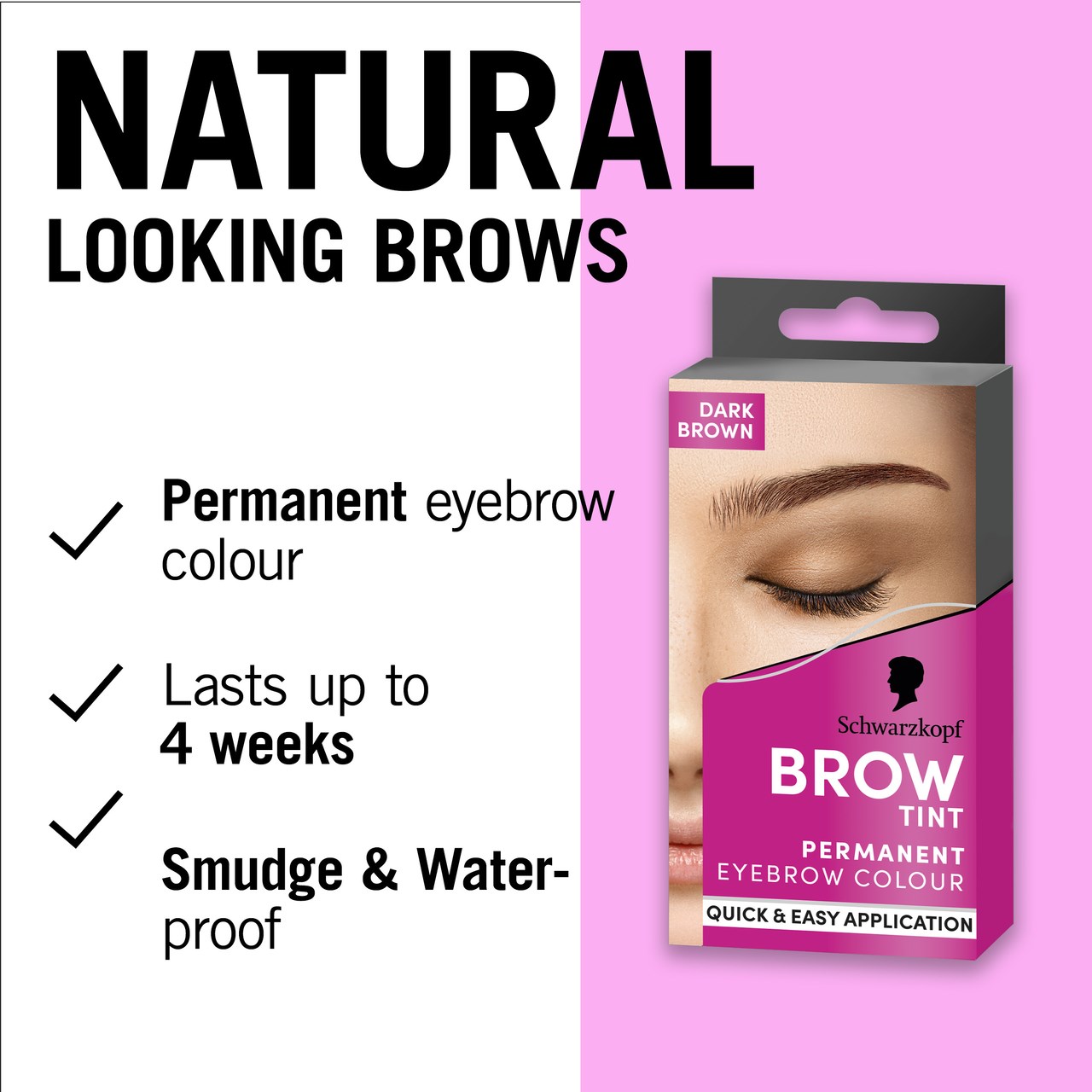 Schwarzkopf Brow Tint Dark Brown (obrázok 3)