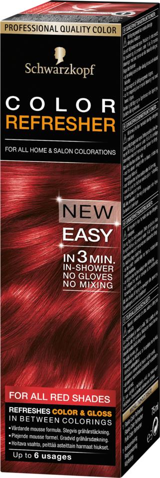 Schwarzkopf Color Refresher Mousse For All Red 75ml