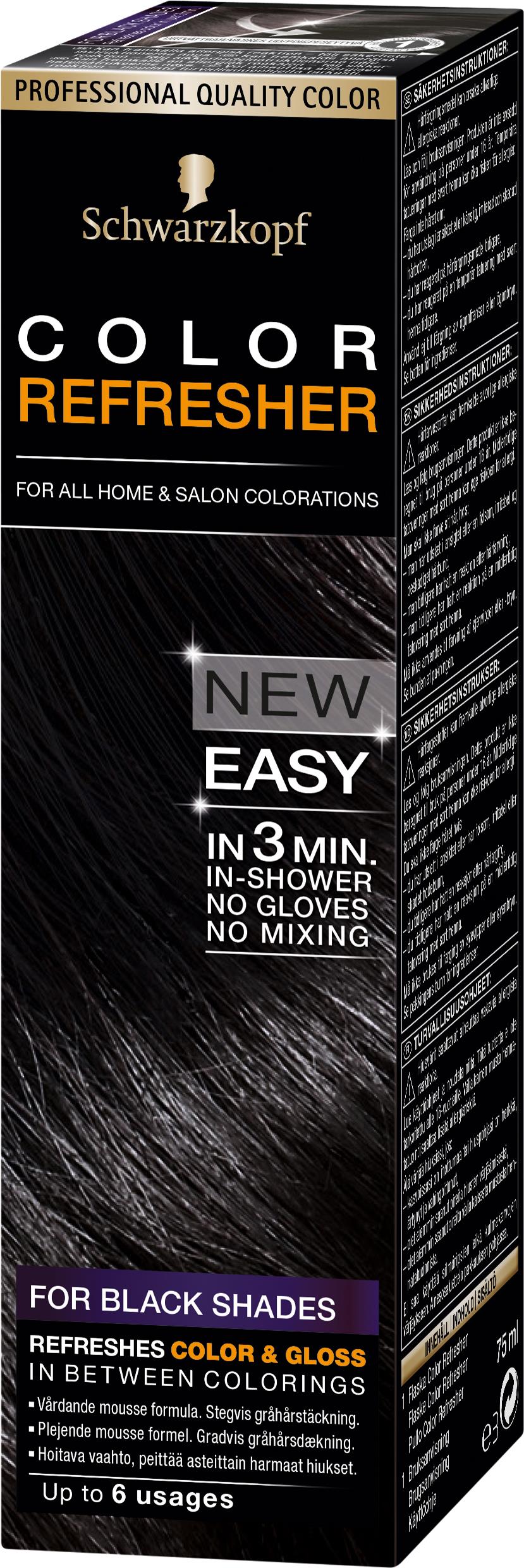 Schwarzkopf Color Refresher Mousse For Black Shades 75 ml