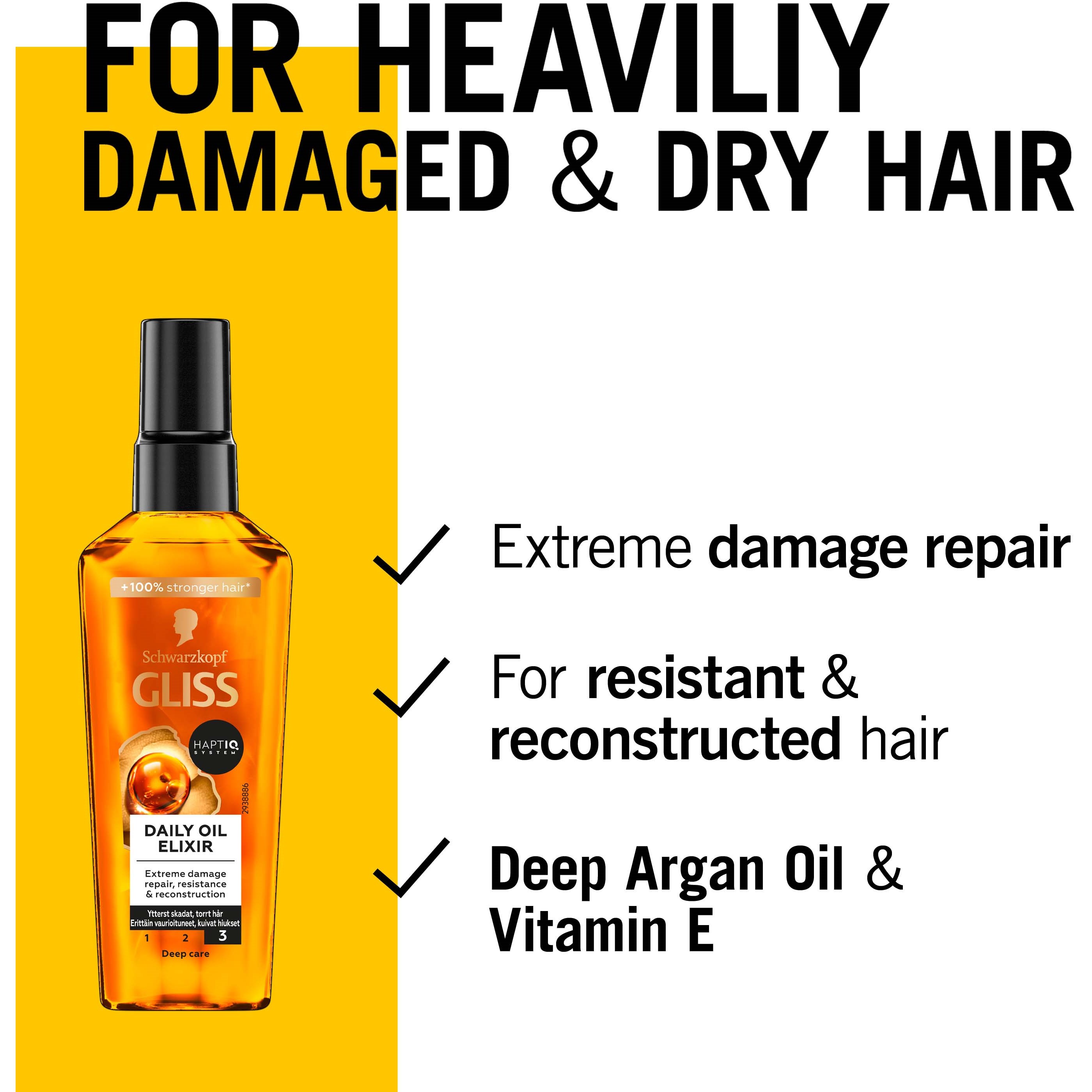 Schwarzkopf Gliss Daily Oil Elixir   75 ml (zdjęcie 4)