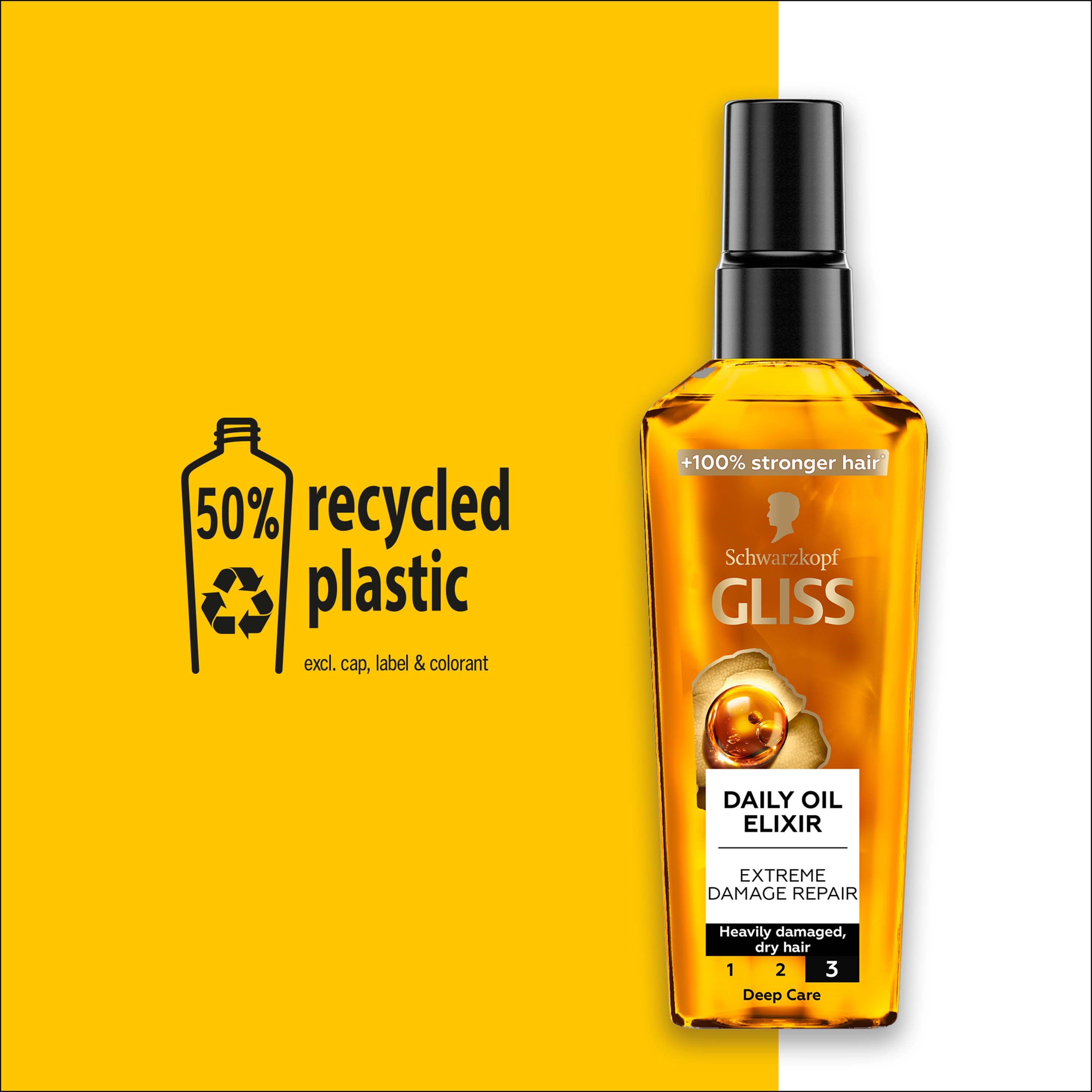 Schwarzkopf Gliss Daily Oil Elixir   75 ml (zdjęcie 6)