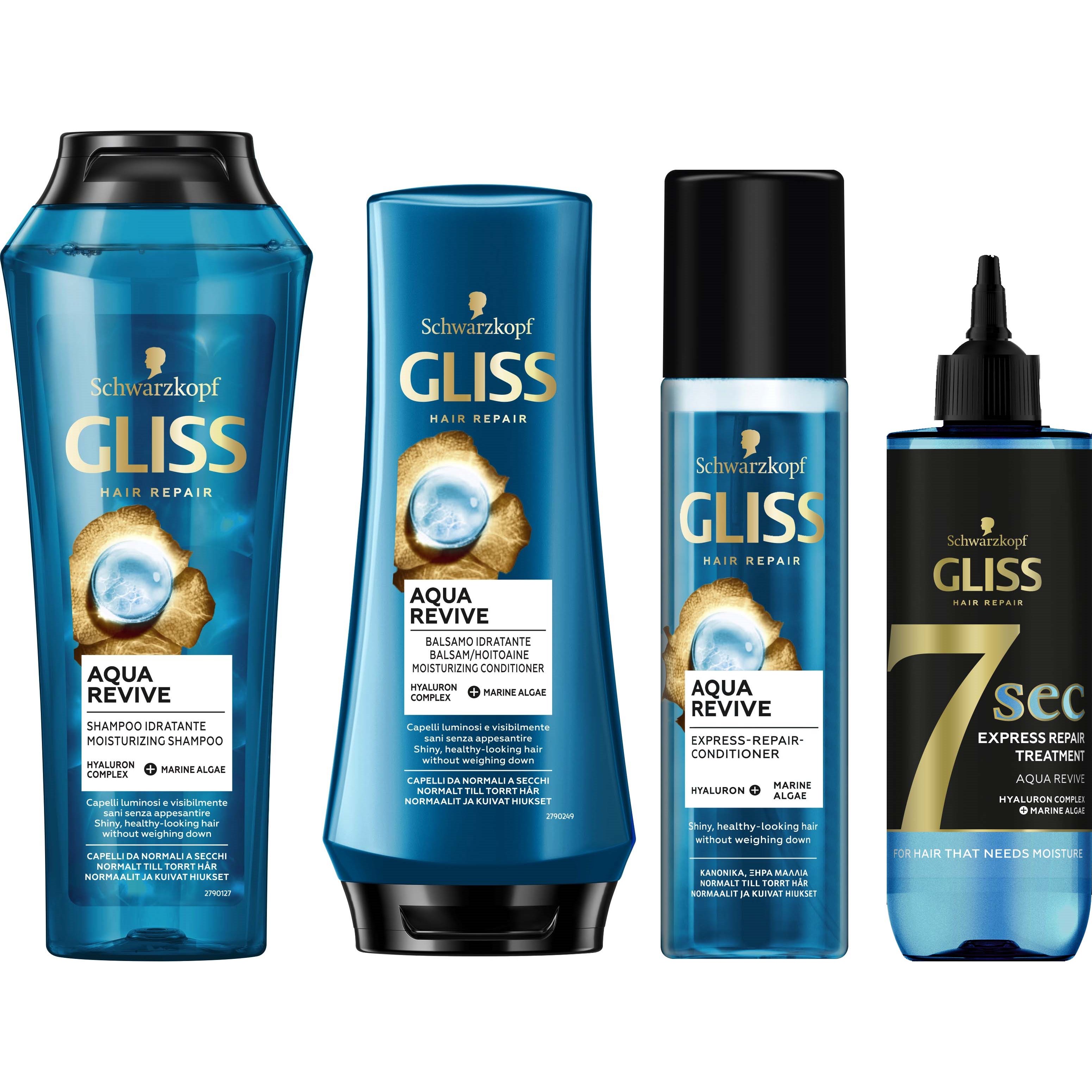 Schwarzkopf Gliss Aqua Revive 7 Sec Set