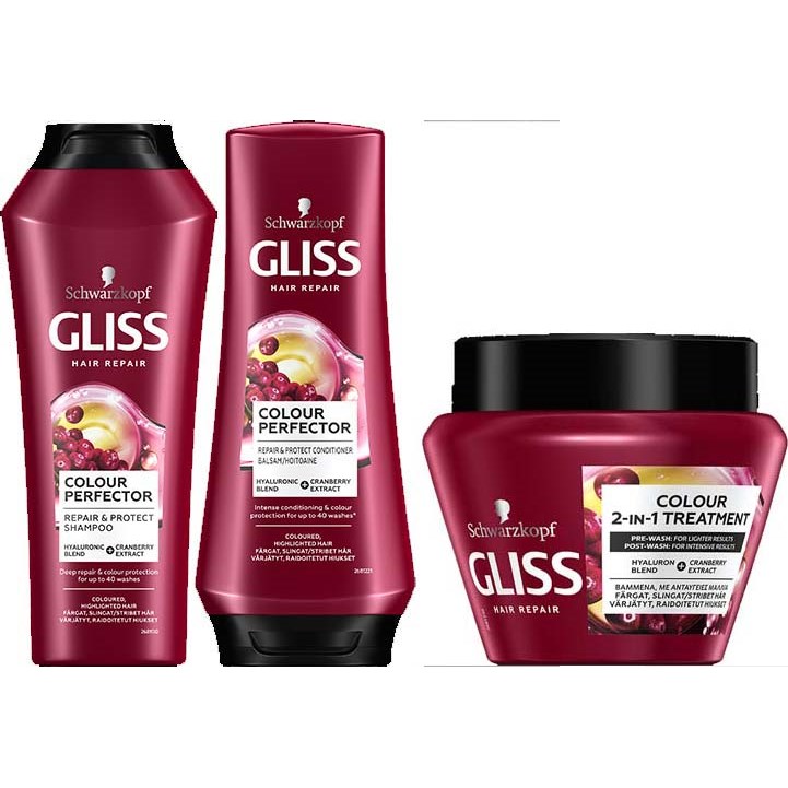 Schwarzkopf Gliss Colour Perfector Trio