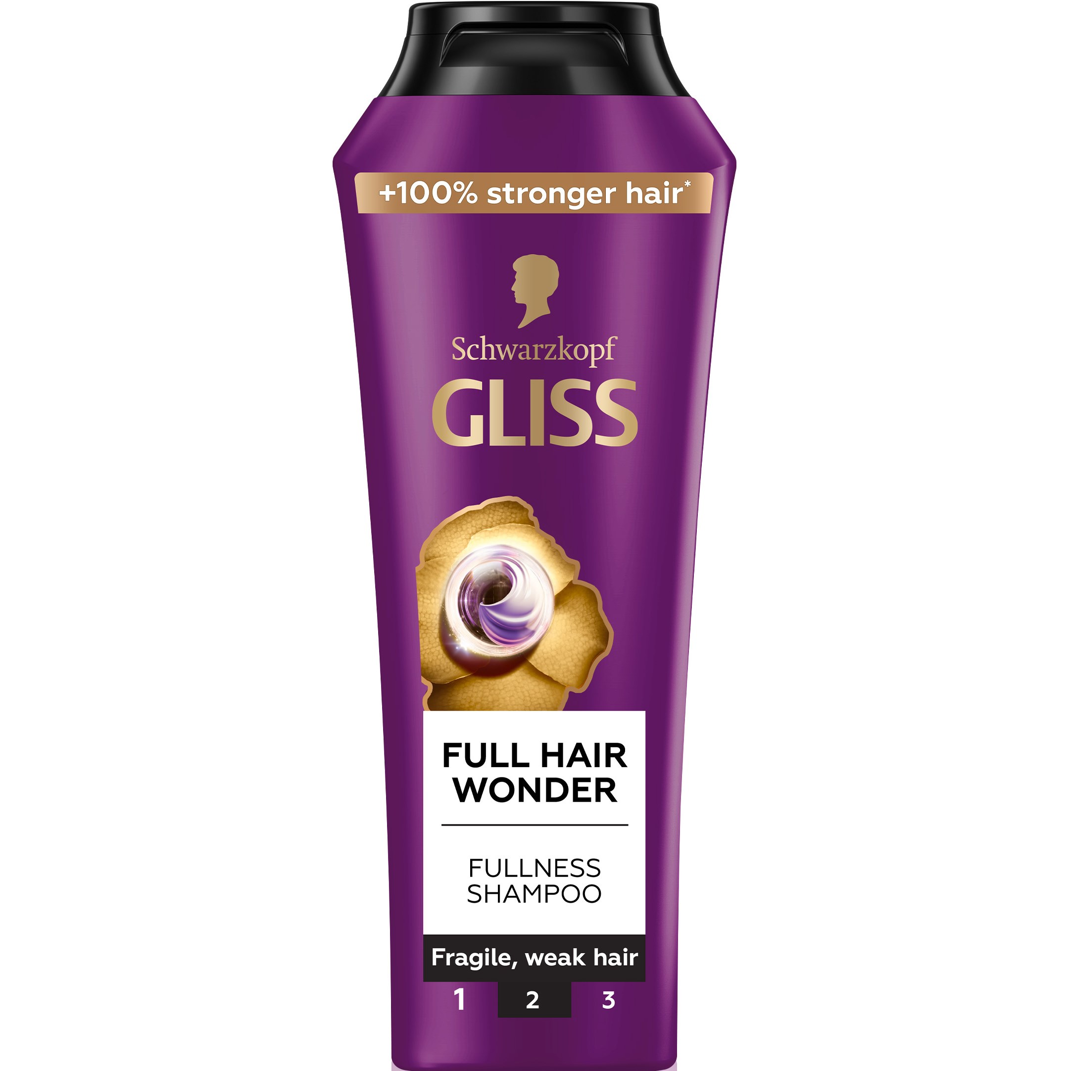 Schwarzkopf Gliss Full Hair Wonder Shampoo 250 ml billede