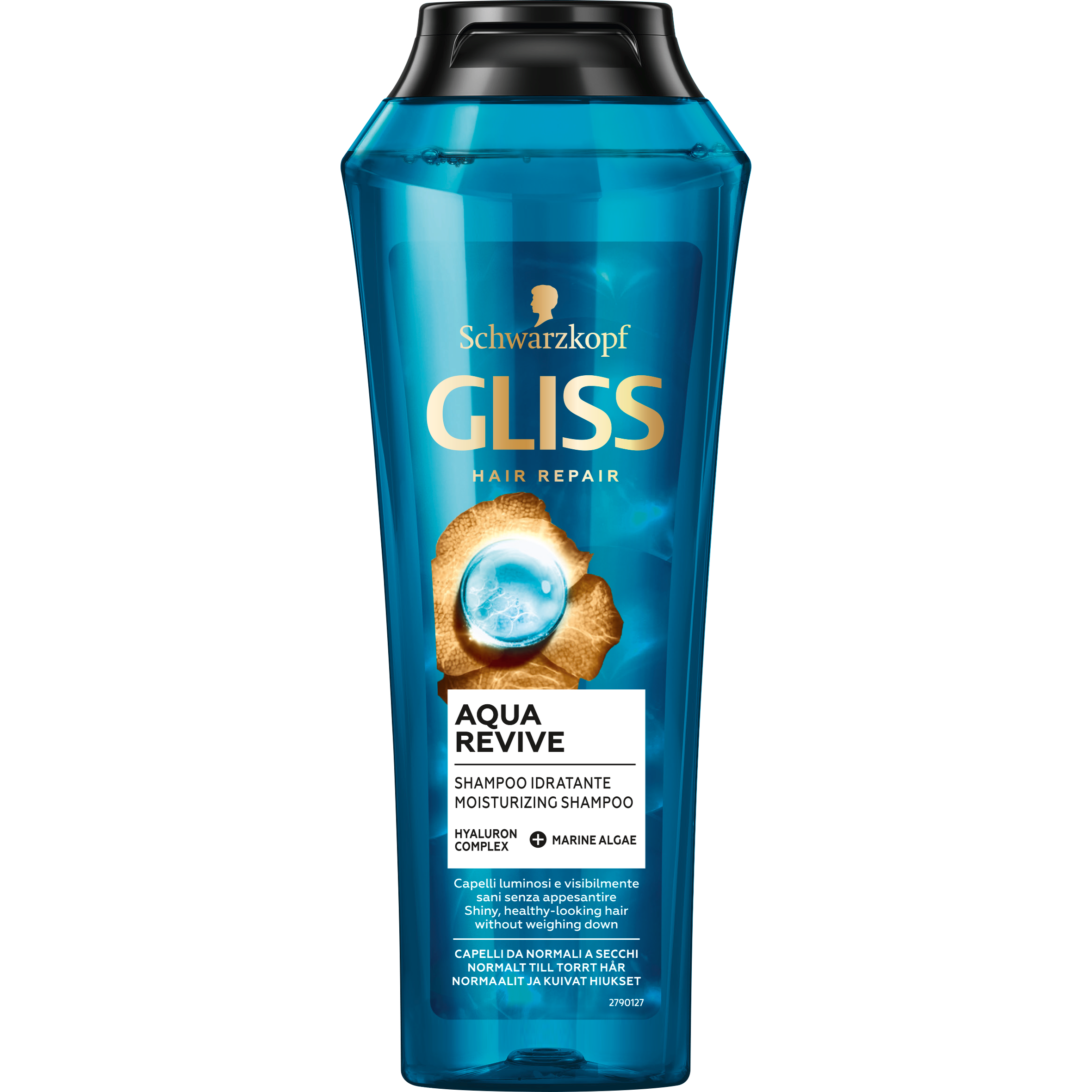 Läs mer om Schwarzkopf Gliss Moisturizing Shampoo Aqua Revive 400 ml