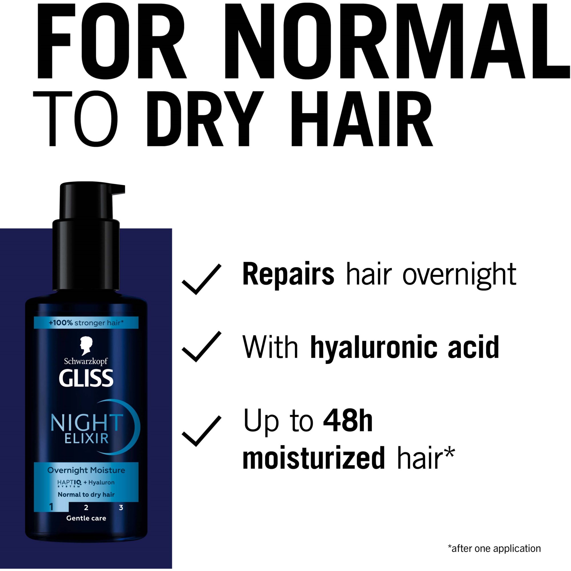 Schwarzkopf Gliss Night Elixir Overnight Moisture 100 ml (obrázok 3)