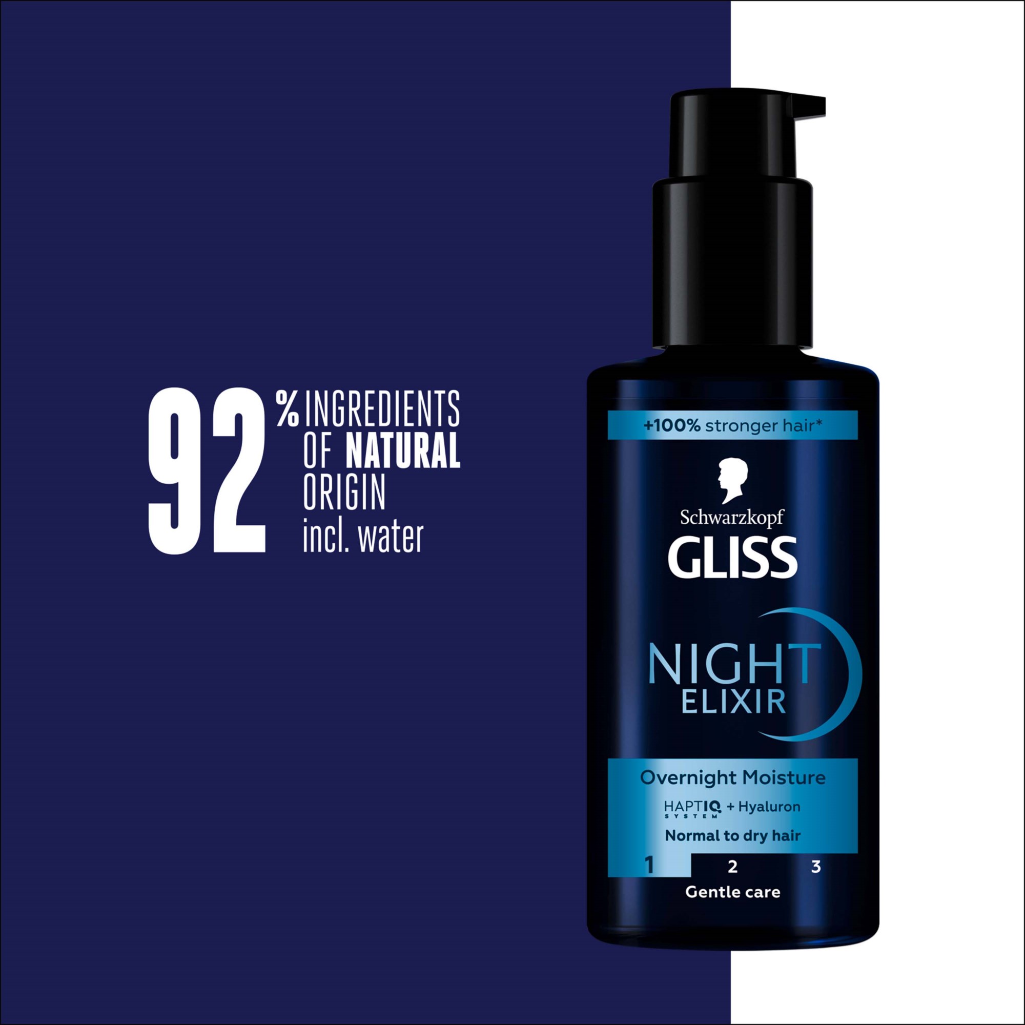 Schwarzkopf Gliss Night Elixir Overnight Moisture 100 ml (obrázok 5)