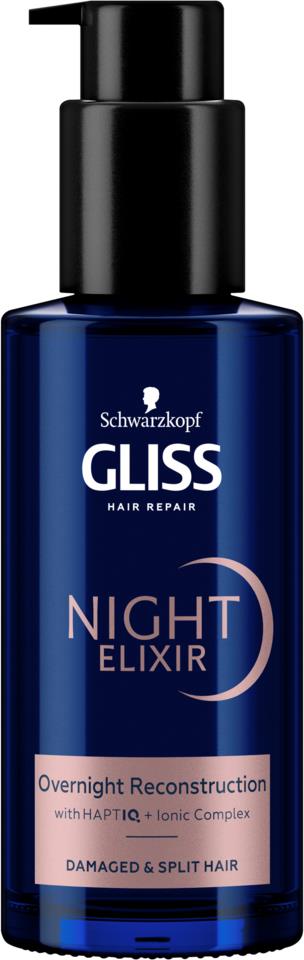 Schwarzkopf Gliss Night Elixir Overnight Reconstruction 100 ml