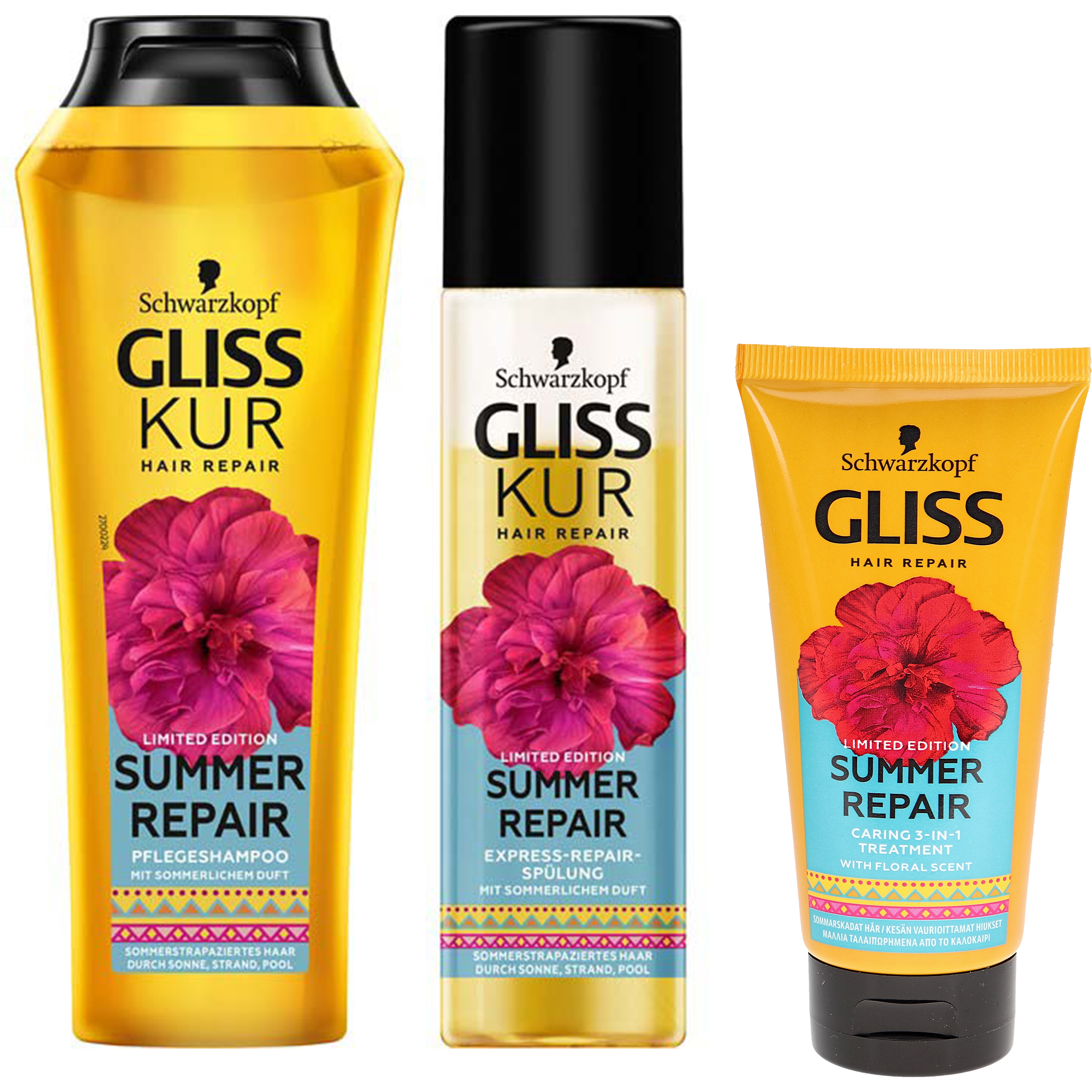 Schwarzkopf Gliss Summer Repair Trio
