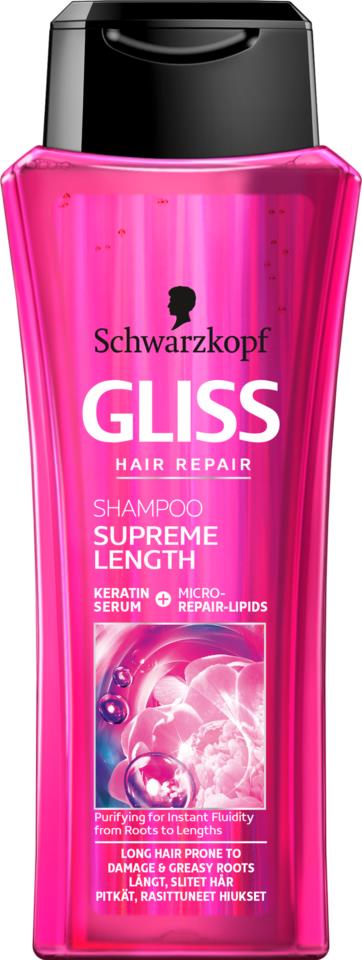 Schwarzkopf Gliss Supreme Length Schampo 250 ml