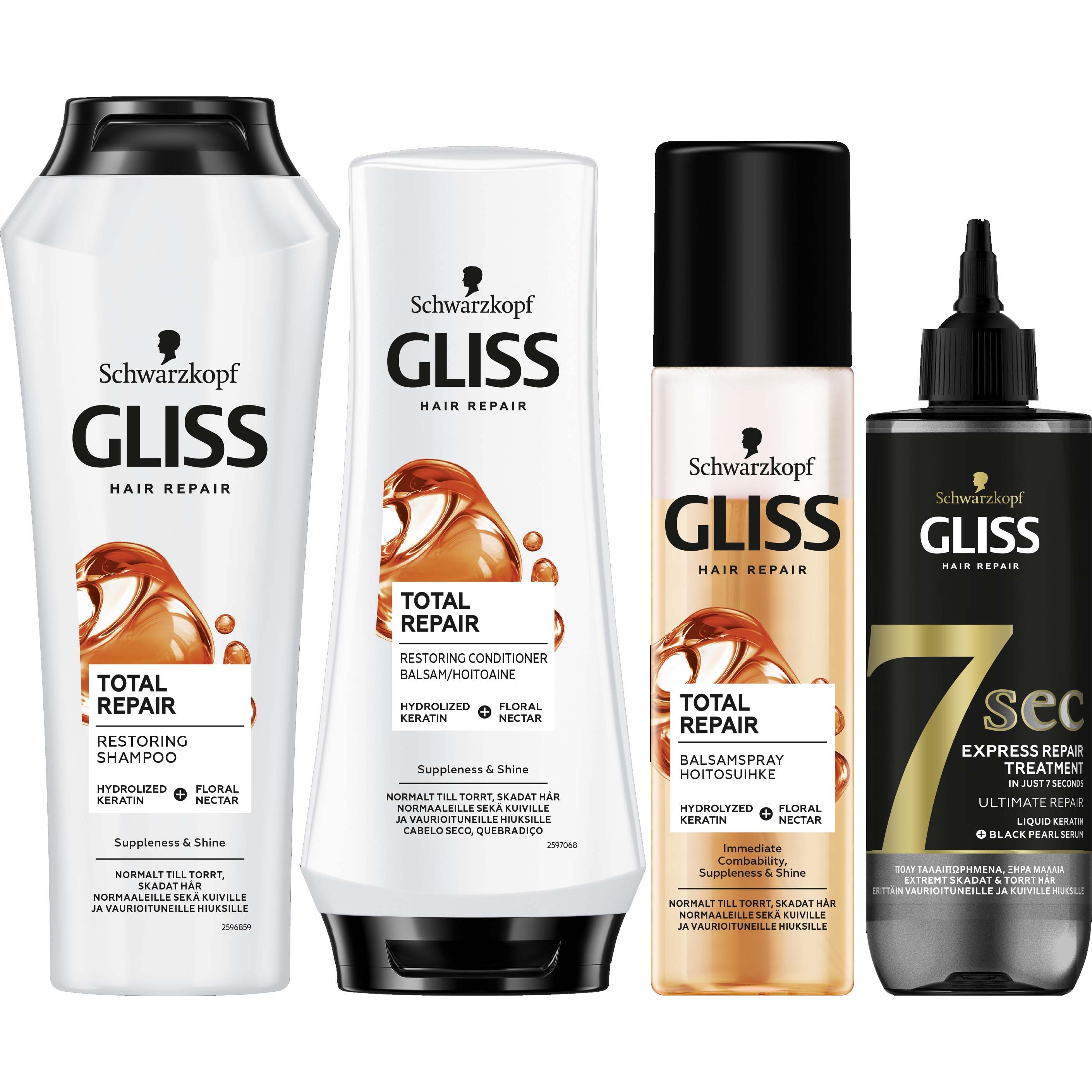 Schwarzkopf Gliss Total Repair 7 Sec Set