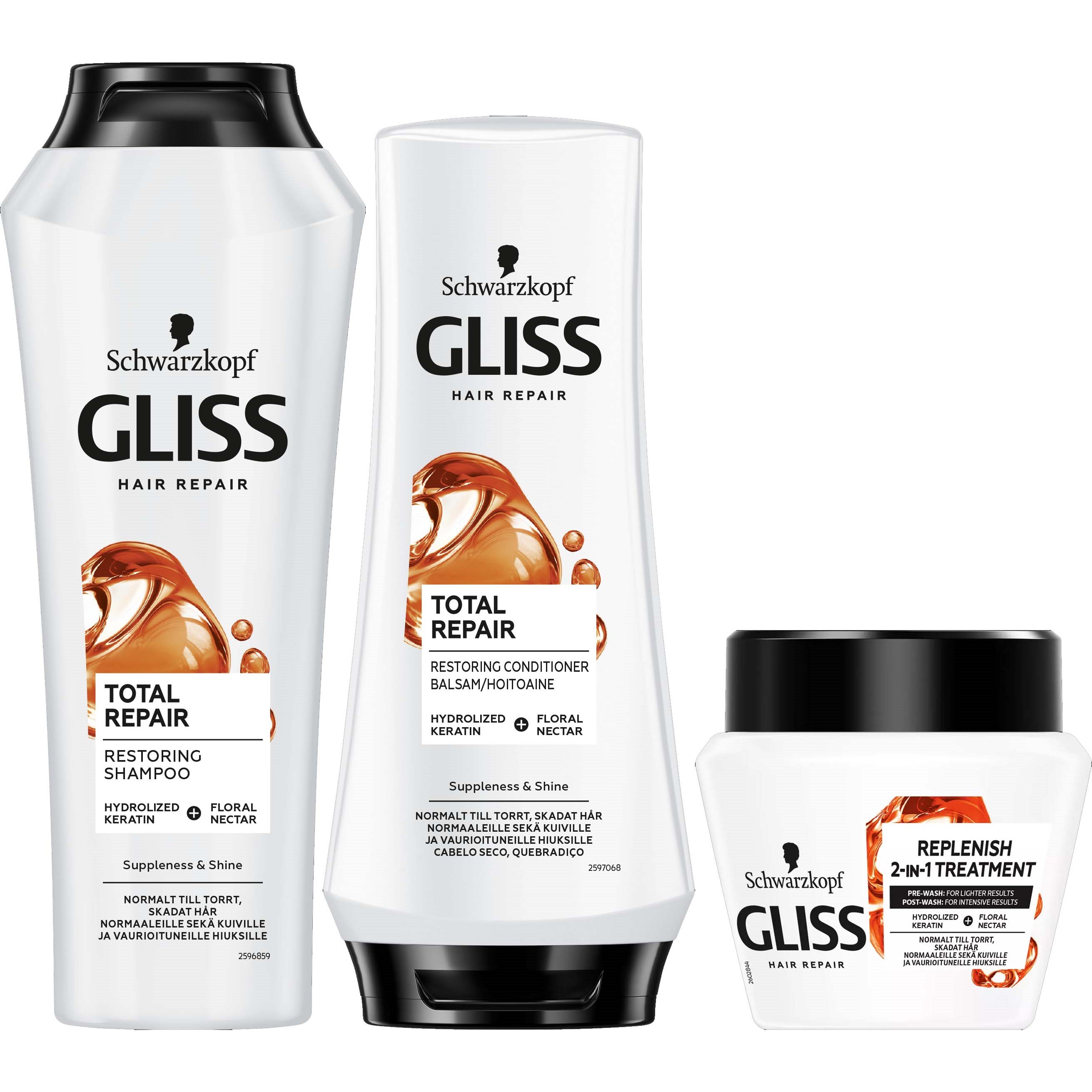 Schwarzkopf Gliss Total Repair Trio