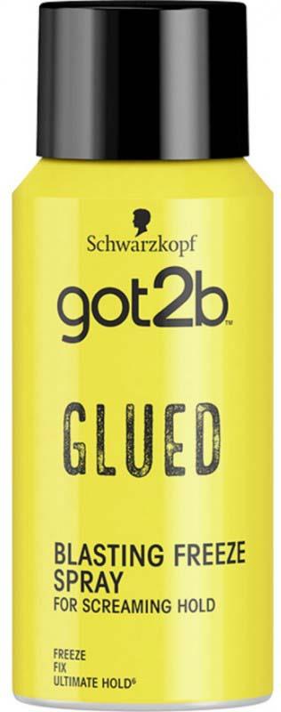 Schwarzkopf Glued Blasting Freeze Hairspray Mini 100 ml - Travel Size