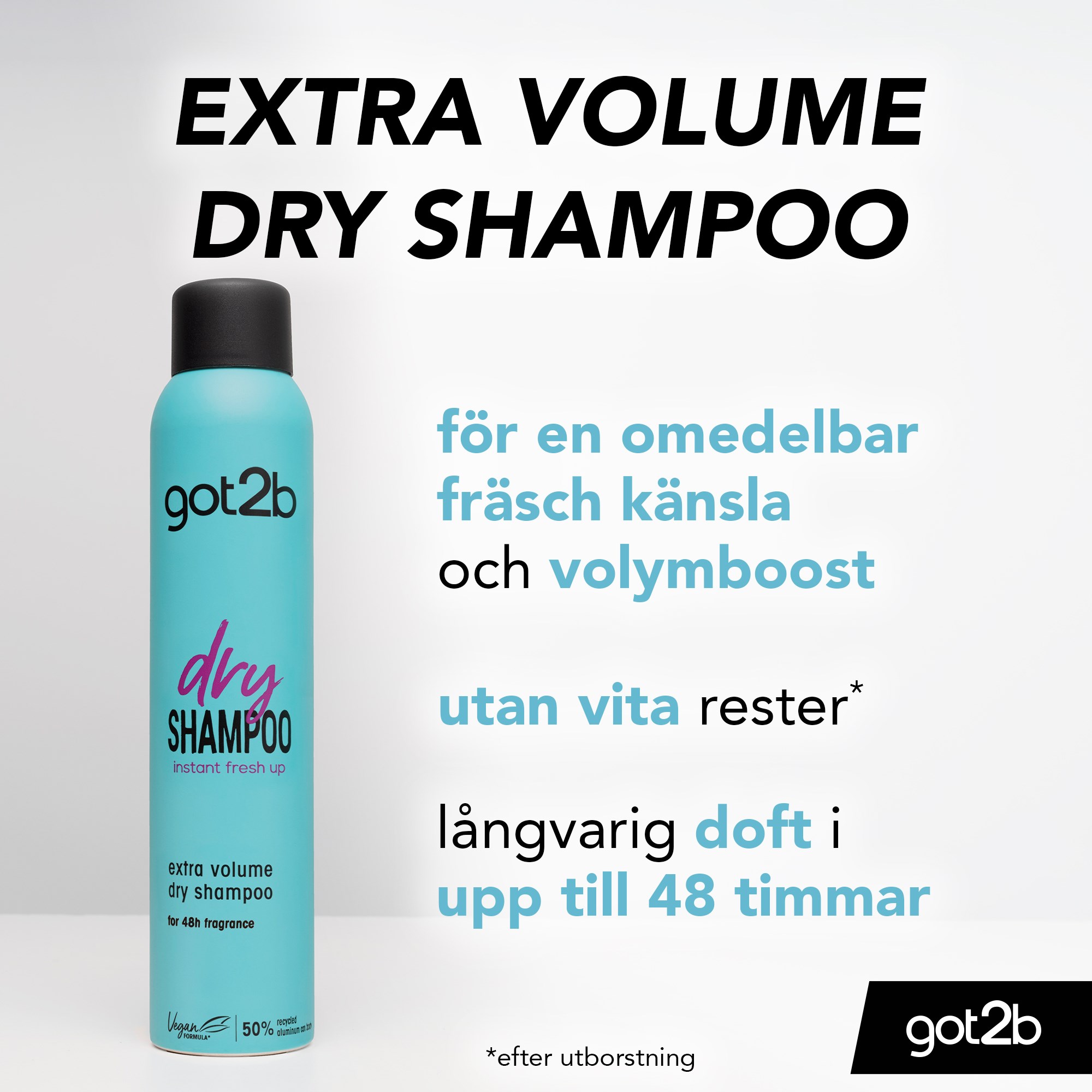 Schwarzkopf Got2b Dry Schampoo Extra Volume 200 ml (obrázok 3)