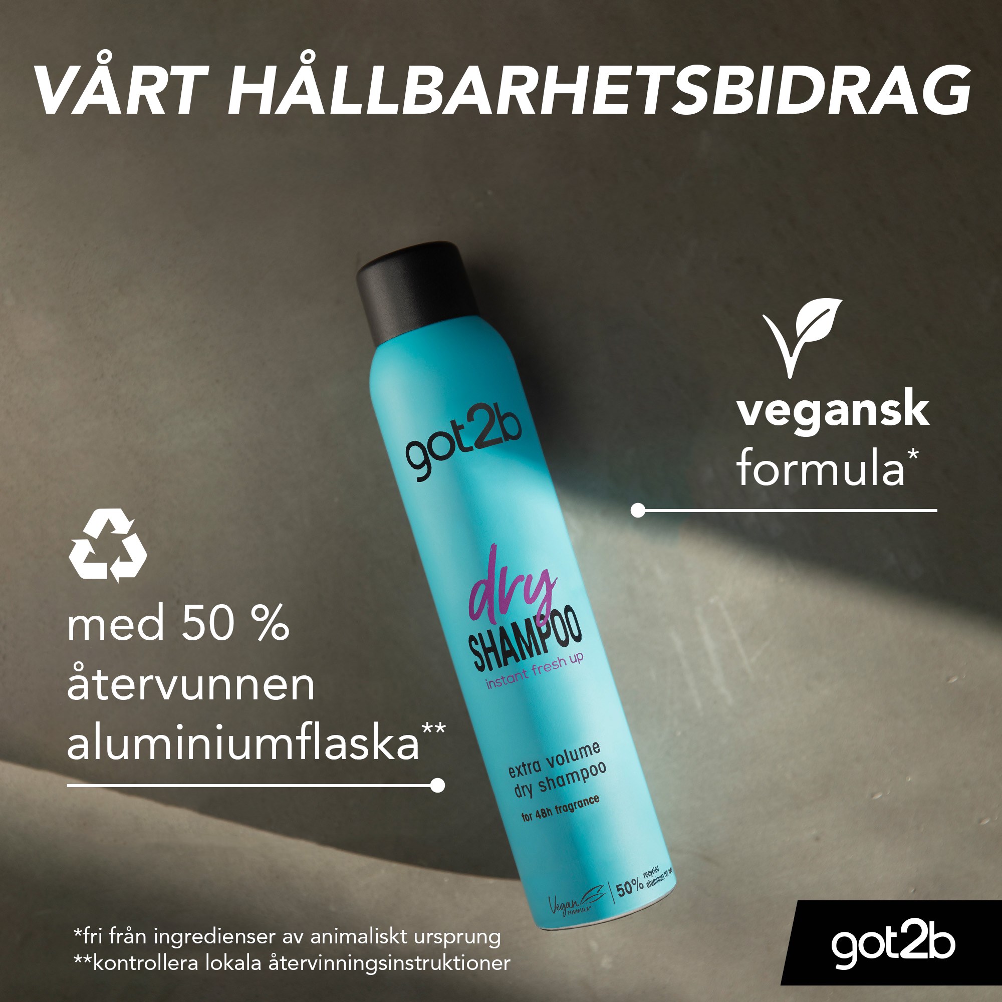 Schwarzkopf Got2b Dry Schampoo Extra Volume 200 ml (obrázok 5)