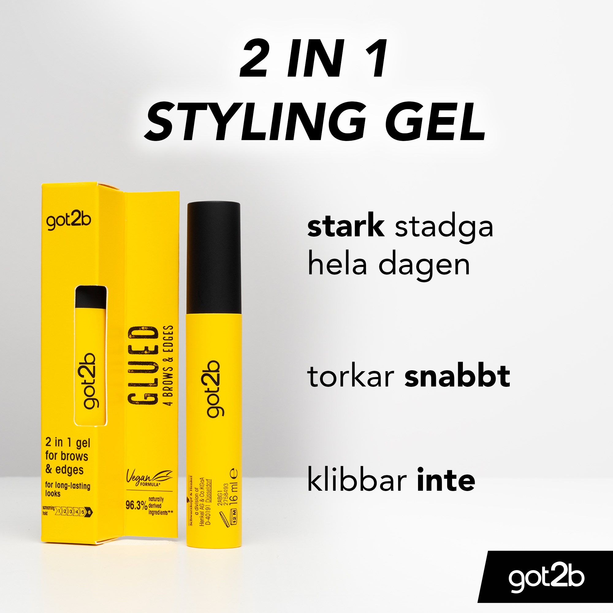 Schwarzkopf Got2b Glued 4 Brows & Edges 16 ml (obrázok 3)