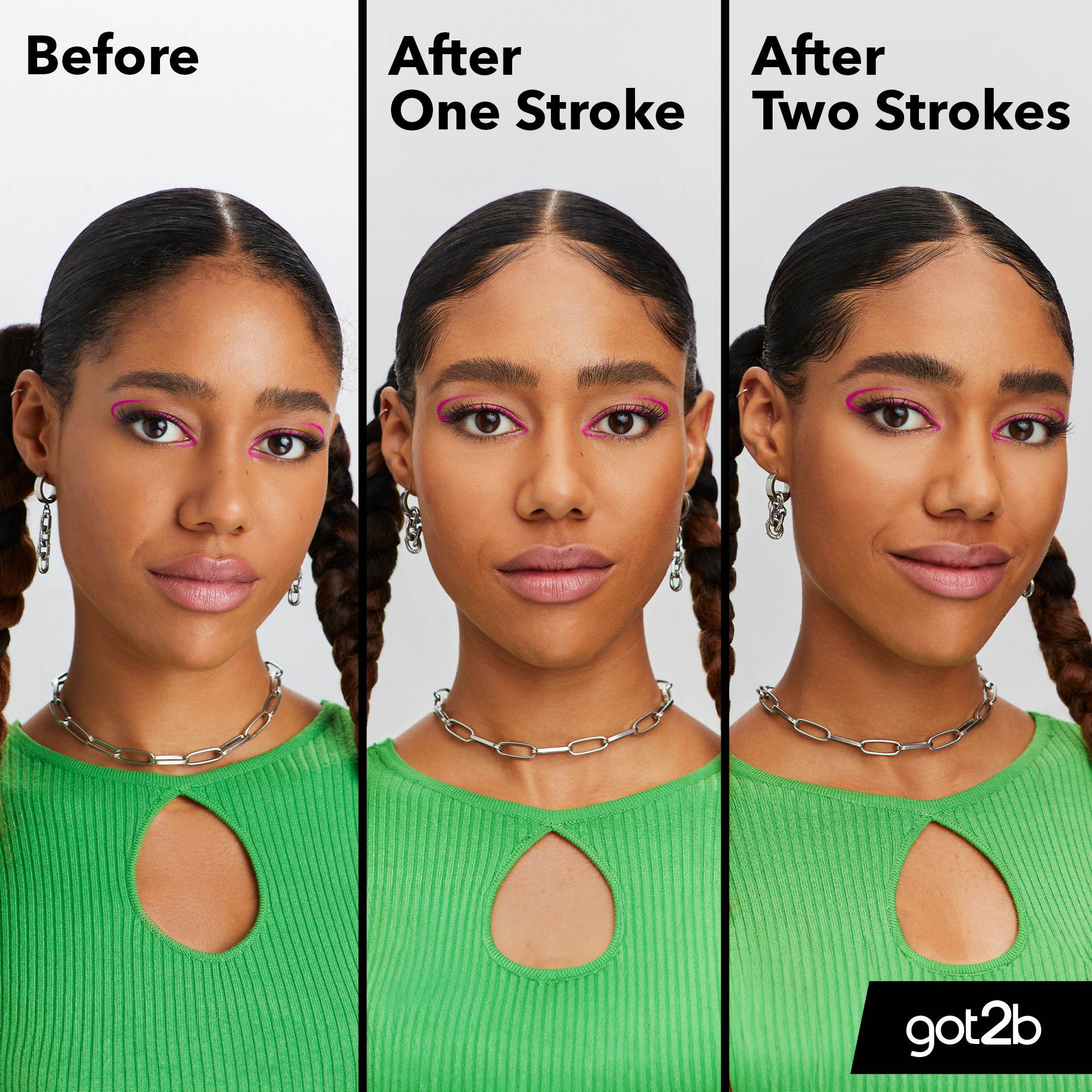 Schwarzkopf Got2b Glued 4 Brows & Edges Tinted Black (obrázok 4)