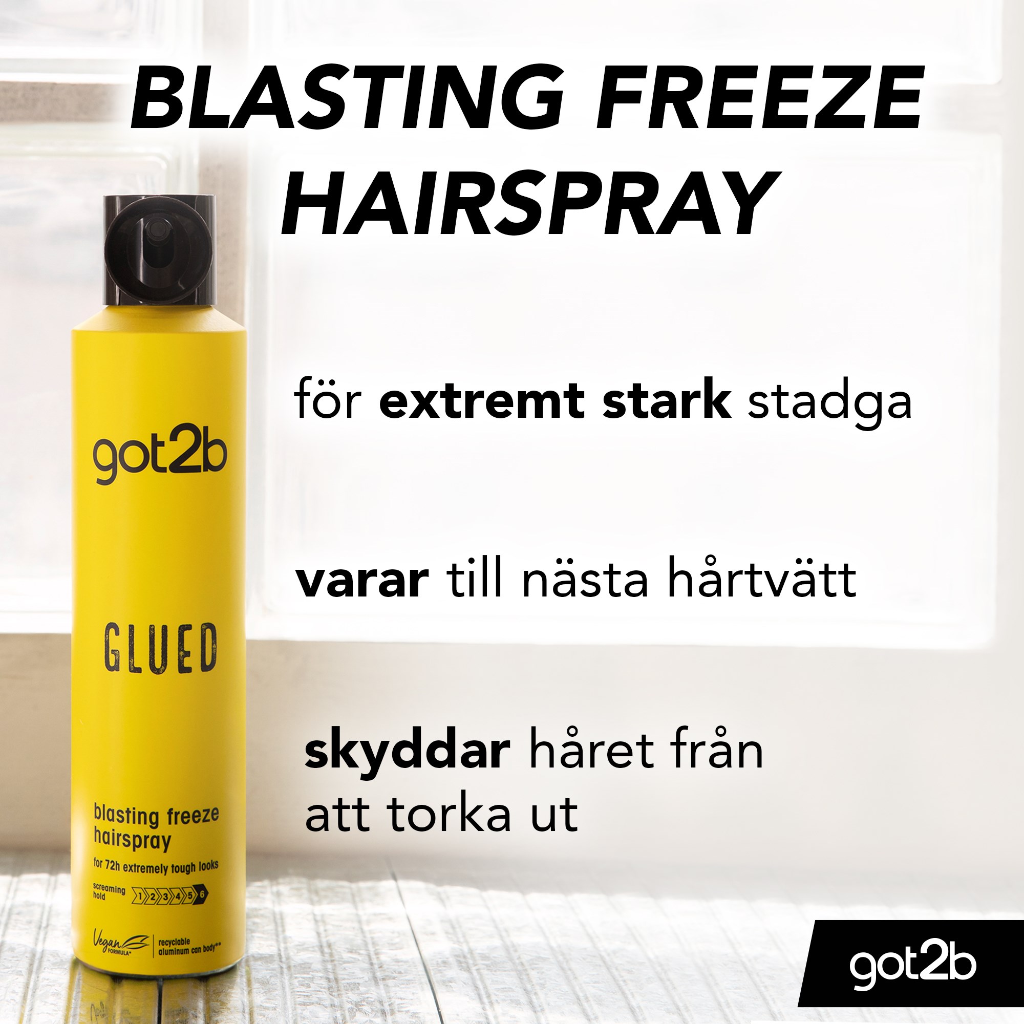 Schwarzkopf Got2b Glued Blasting Spray 300 ml (obrázok 3)