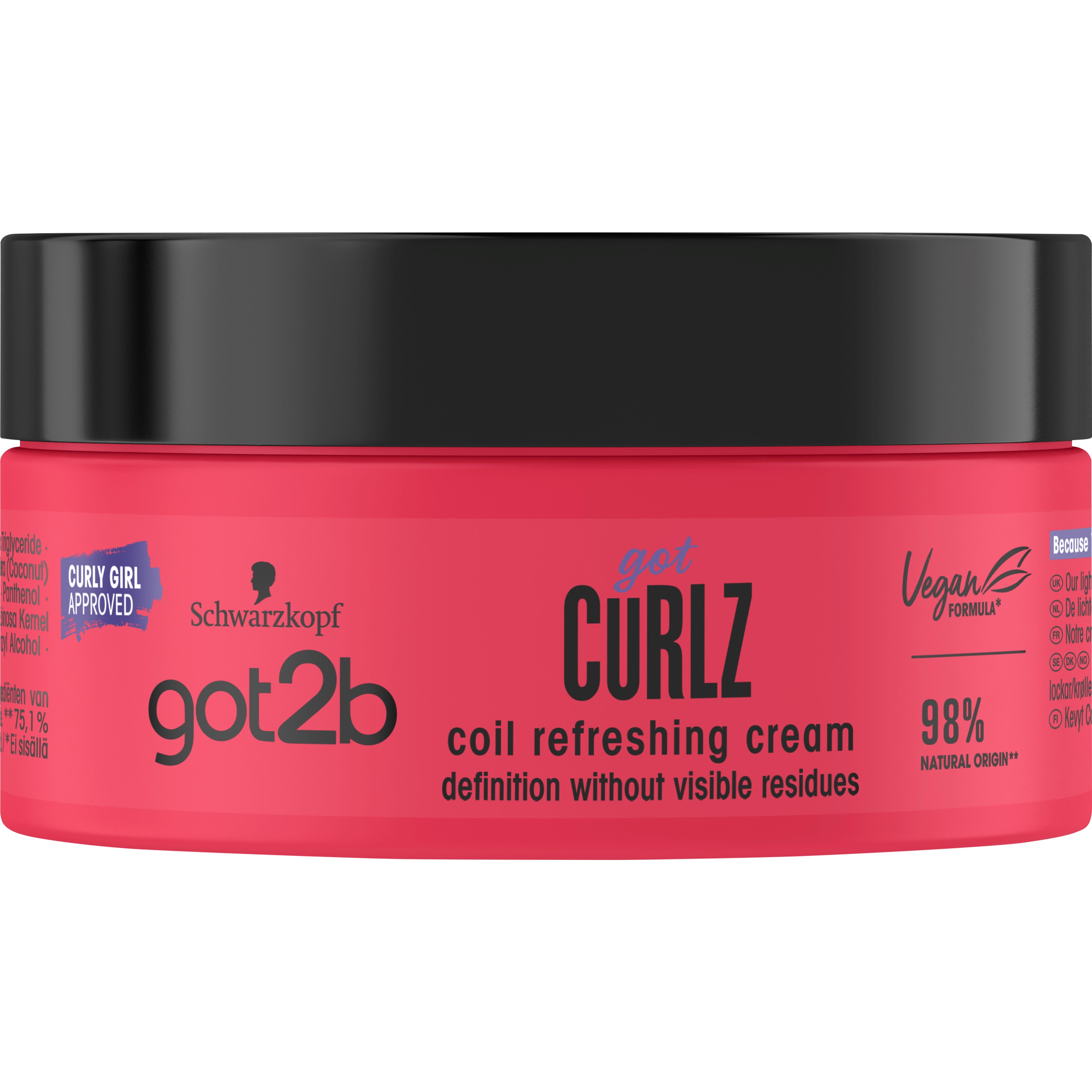 Läs mer om Schwarzkopf Got2B gotCurlz Coil Refresher Cream 200 ml