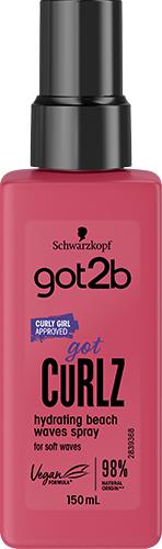 Schwarzkopf Got2B gotCurlz Hydrating Beach Waves Spray 150 m